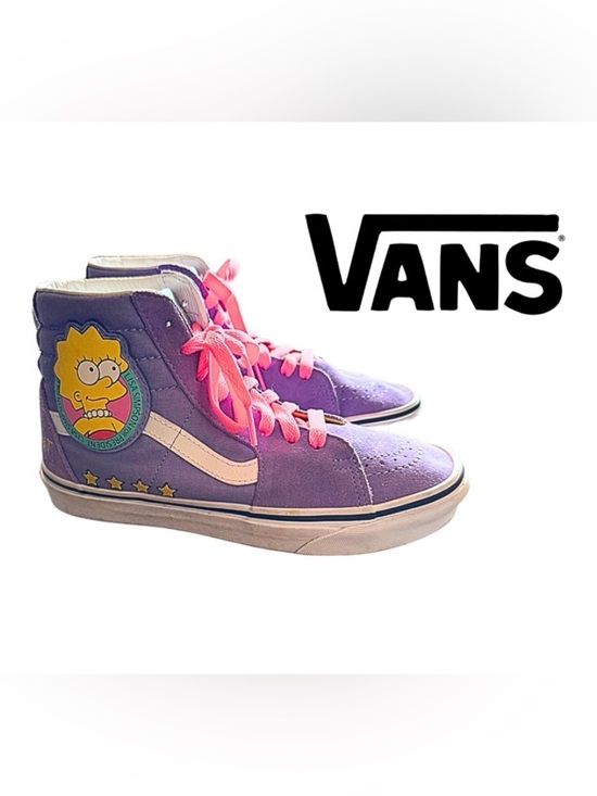 Vans Shoes - RARE Lisa Simpson for President Vans RARE